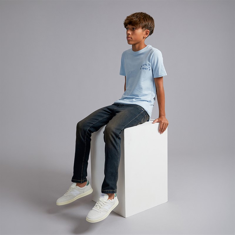Wrangler Boys Wrancher T-Shirt Niagra Mist