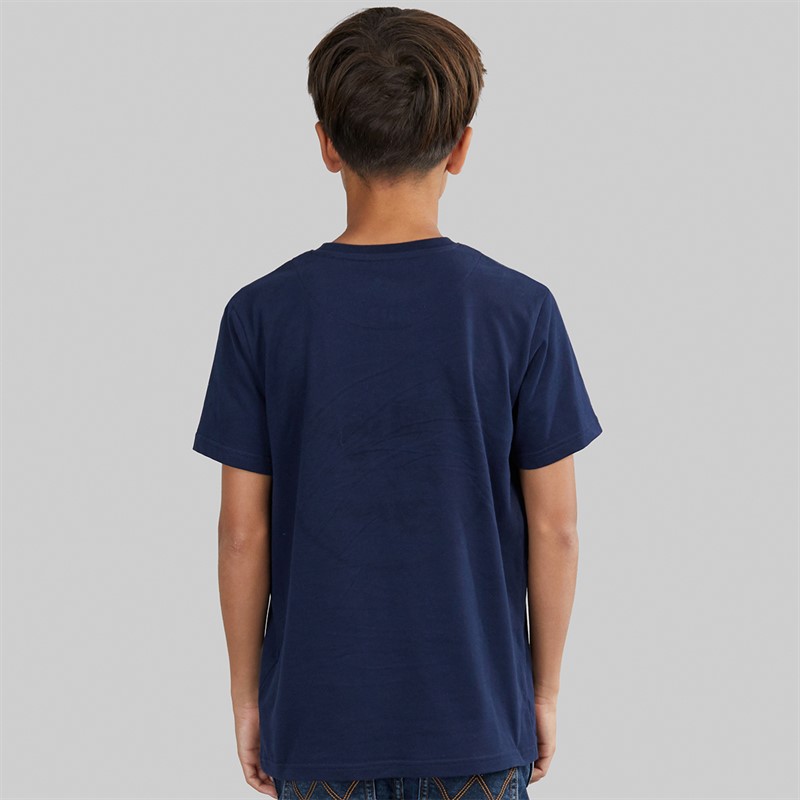 Wrangler Boys Eagle T-Shirt Navy Blazer