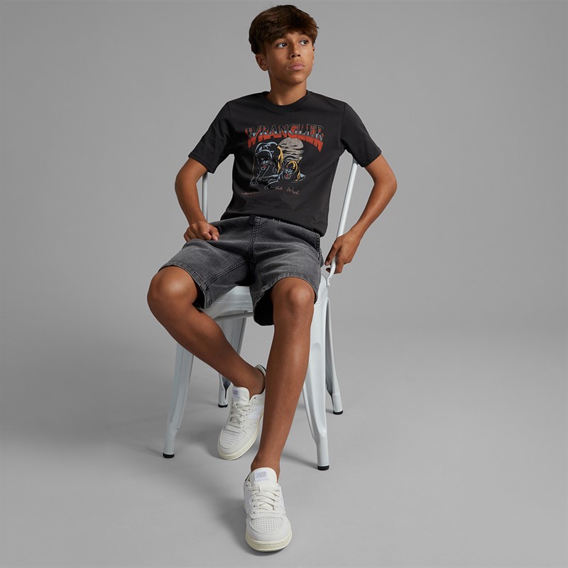 Wrangler Boys Longline Frontier Shorts Dark Space