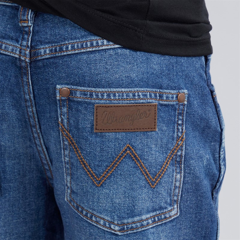Wrangler Boys Greensboro Straight Fit Jeans Darkstone