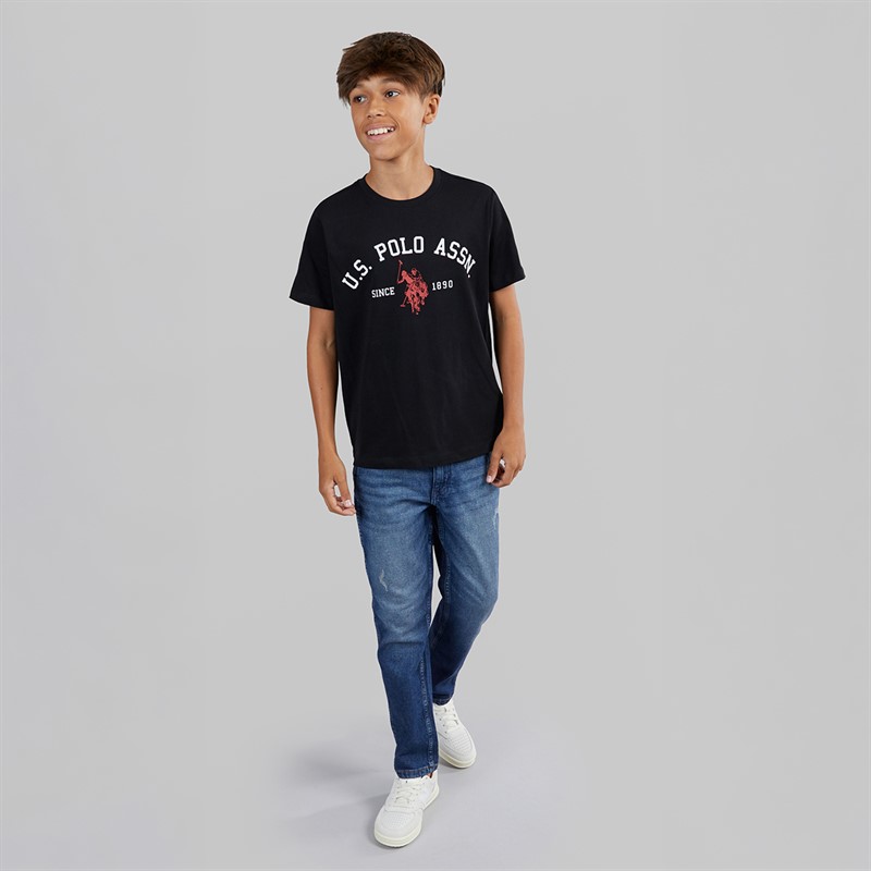 Wrangler Boys Greensboro Straight Fit Jeans Darkstone