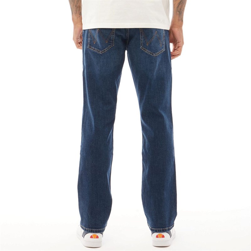 Buy Wrangler Mens Arizona Straight Jeans Blue Universe