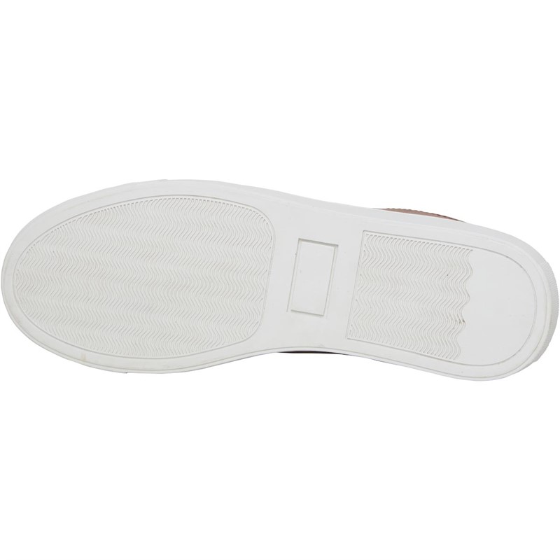 Thomas Crick by Red Tape Mens Evers Cupsole Trainers Tan Leather