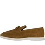 Thomas Crick by Red Tape Mens Santos Tassel Loafers Tan Suede