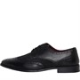 Thomas Crick by Red Tape Mens Bruno Two Tone Brogue Shoes Black Leather/Herringbone