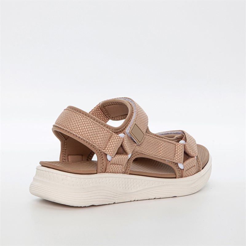 Duffy Damen Fermo Uno Sandalen Taupe