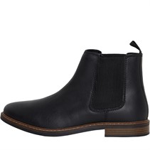 Crick Mens Bamford Chelsea Boots Black