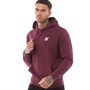 SikSilk Mens Core Overhead Hoodie Burgundy