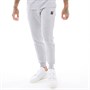 SikSilk Mens Core Fitted Joggers Grey Marl