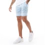 SikSilk Mens Relaxed Mesh Bound Shorts Blue