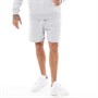 SikSilk Mens Foundation Jogger Shorts Light Grey Marl