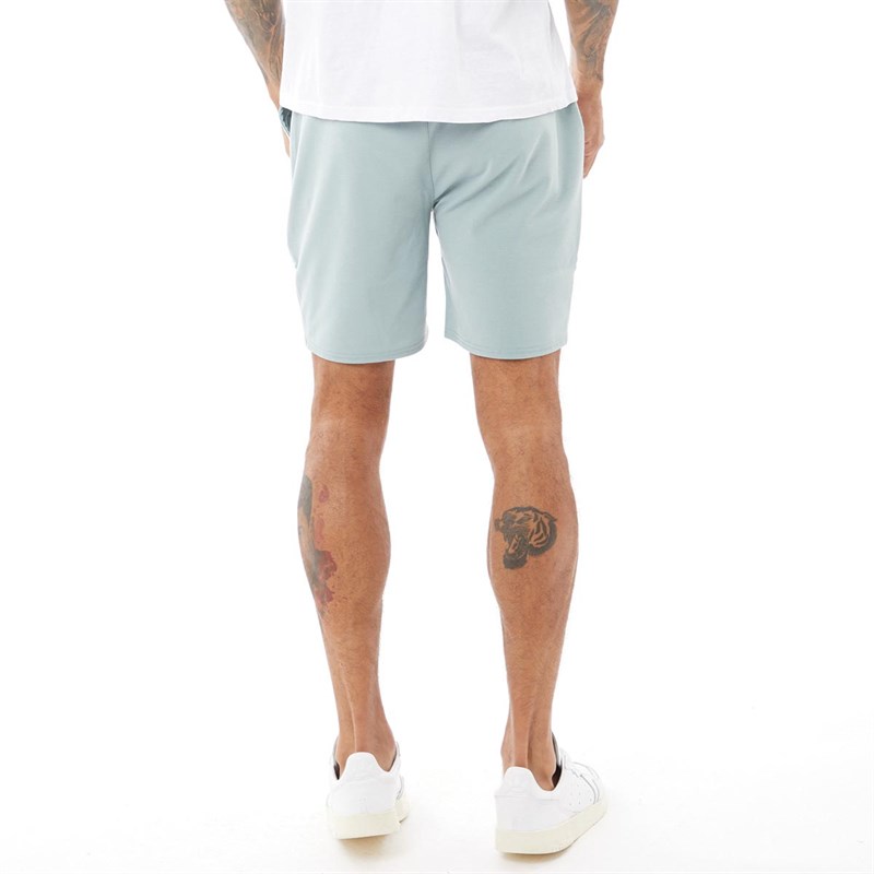 SikSilk Mens Script Pleated Shorts Teal