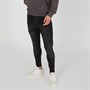 SikSilk Mens Essential Distressed Skinny Jean Black
