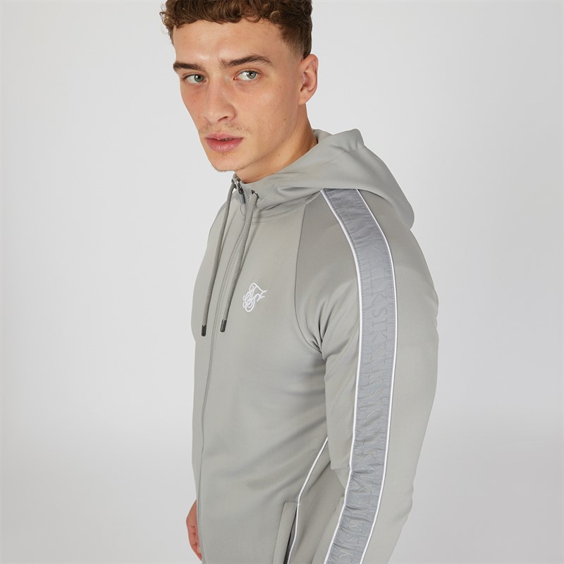 SikSilk Mens Tracksuit Grey