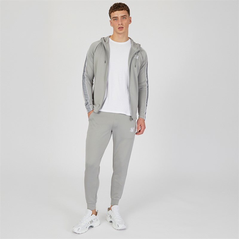 SikSilk Mens Tracksuit Grey