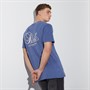 SikSilk Mens Graphic T-Shirt Navy