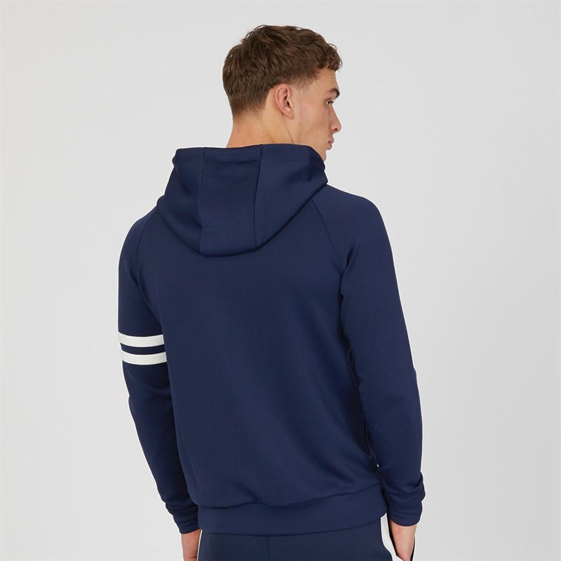 SikSilk Mens Muscle Fit Hoodie Navy