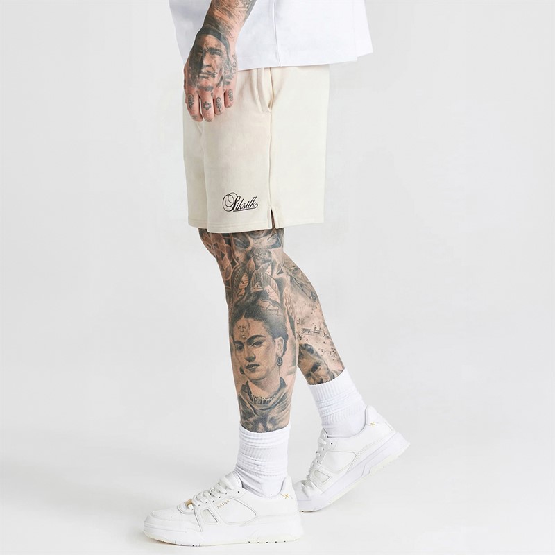 SikSilk Szorty Essentials dla niego kolor Ecru