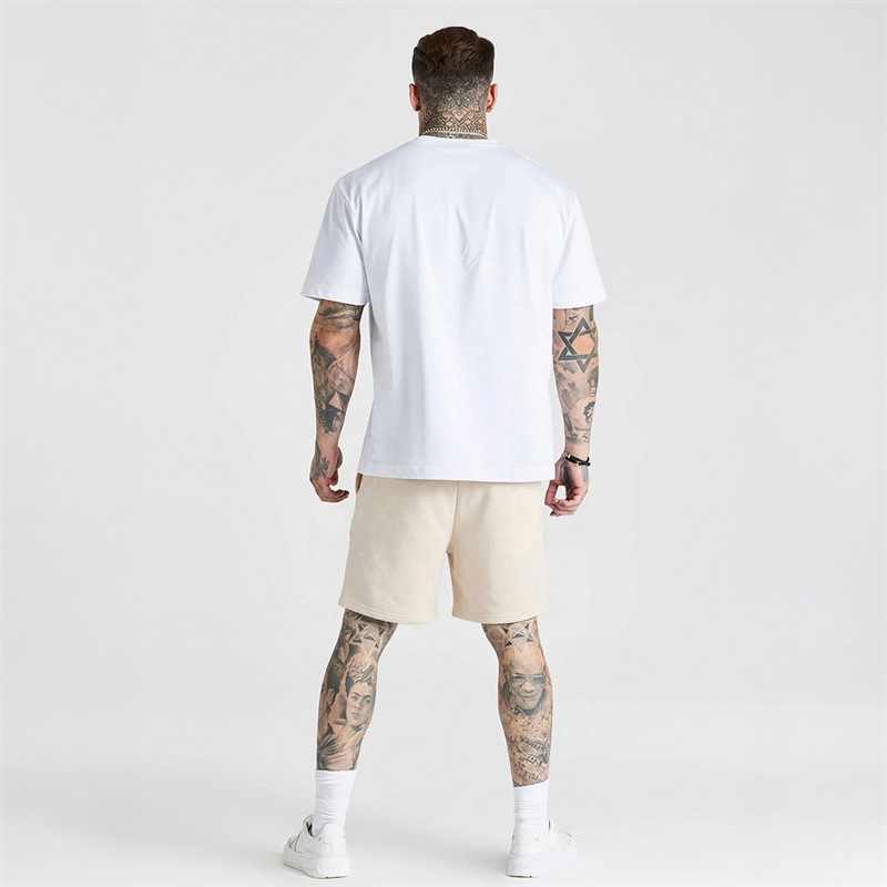 SikSilk Szorty Essentials dla niego kolor Ecru
