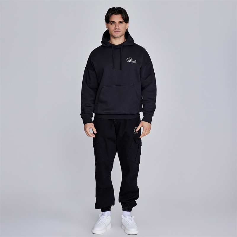 SikSilk Hoodie dla niego kolor Czarny