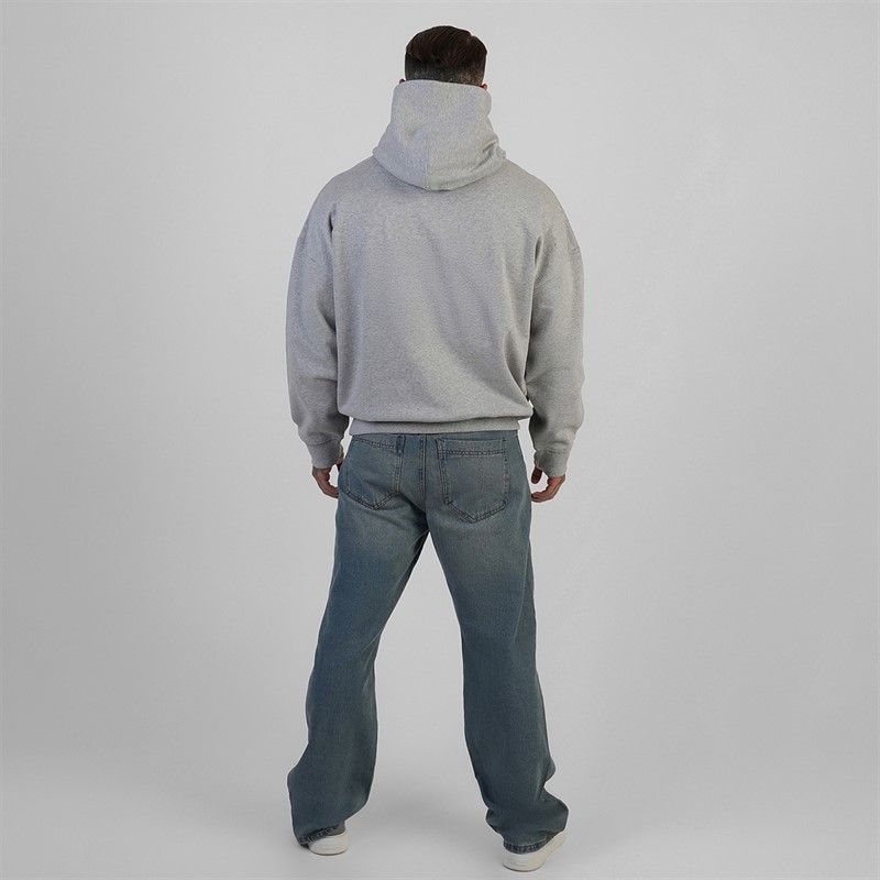 SikSilk Hoodie dla niego kolor Grey Marl