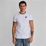 SikSilk Ringer T-shirt dla niego kolor czarno-biały