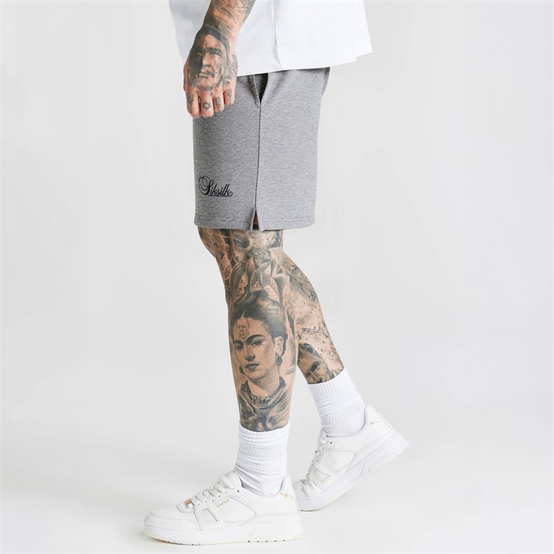 SikSilk Szorty Essentials dla niego kolor Grey Marl