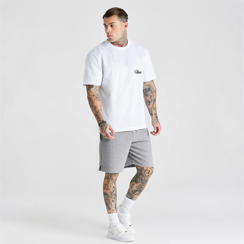 SikSilk Szorty Essentials dla niego kolor Grey Marl