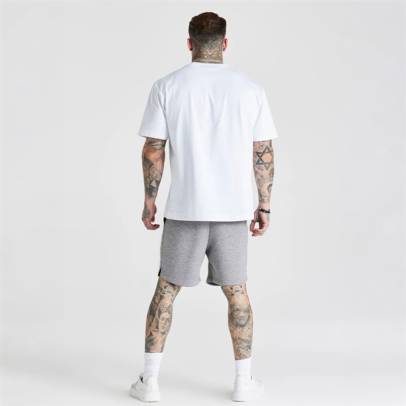 SikSilk Szorty Essentials dla niego kolor Grey Marl