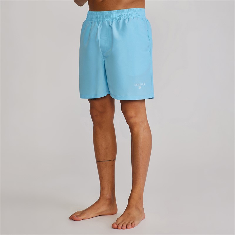 SikSilk Mens Swim Shorts Blue