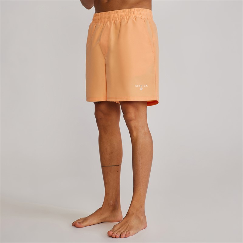 SikSilk Mens Swim Shorts Orange