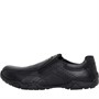 Oaktrak Mens Derwent Slip On Shoes Black Porto