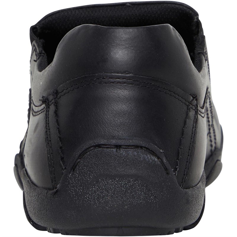 Oaktrak Mens Derwent Slip On Shoes Black Porto