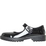 Pod Junior Girls Bayburn Mary Jane School Shoes Black Patent