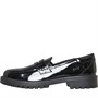 Pod Junior Girls Kaley School Loafers Black Patent