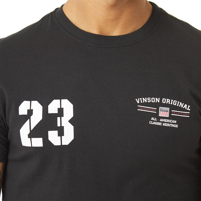 Vinson Herre Maverik T-shirts Sort