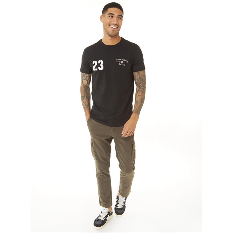 Vinson Herre Maverik T-shirts Sort