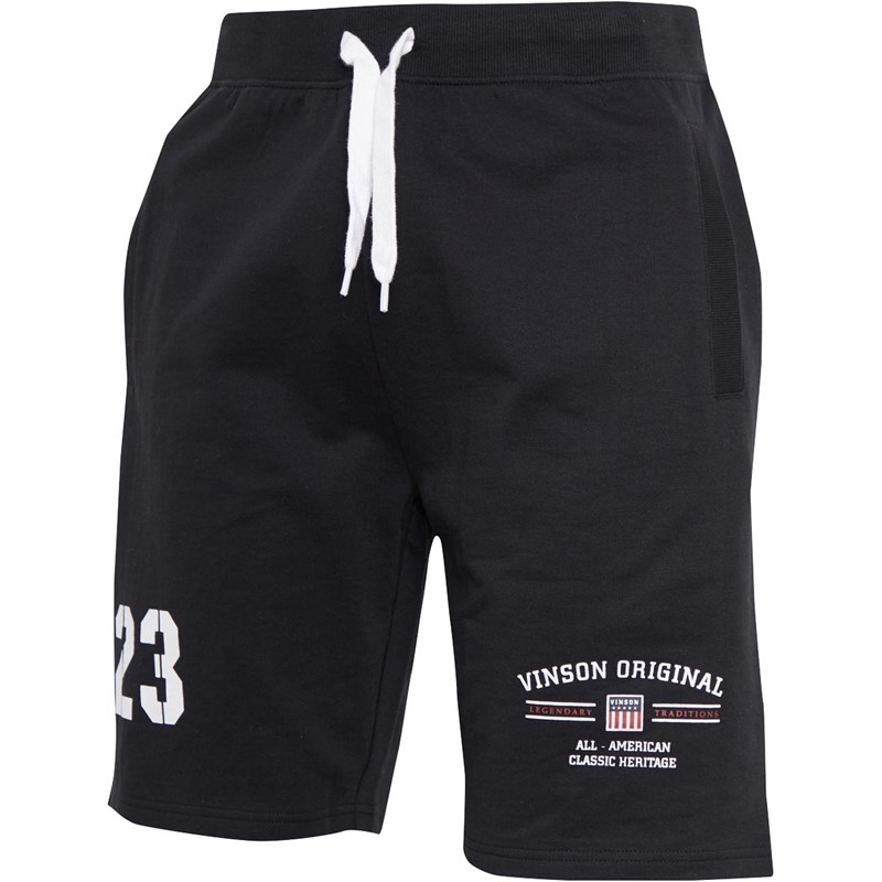 Vinson Short en Jersey Milas Homme Noir