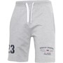 Vinson Heren Milas Jersey shorts Gemeleerd Lichtgrijs