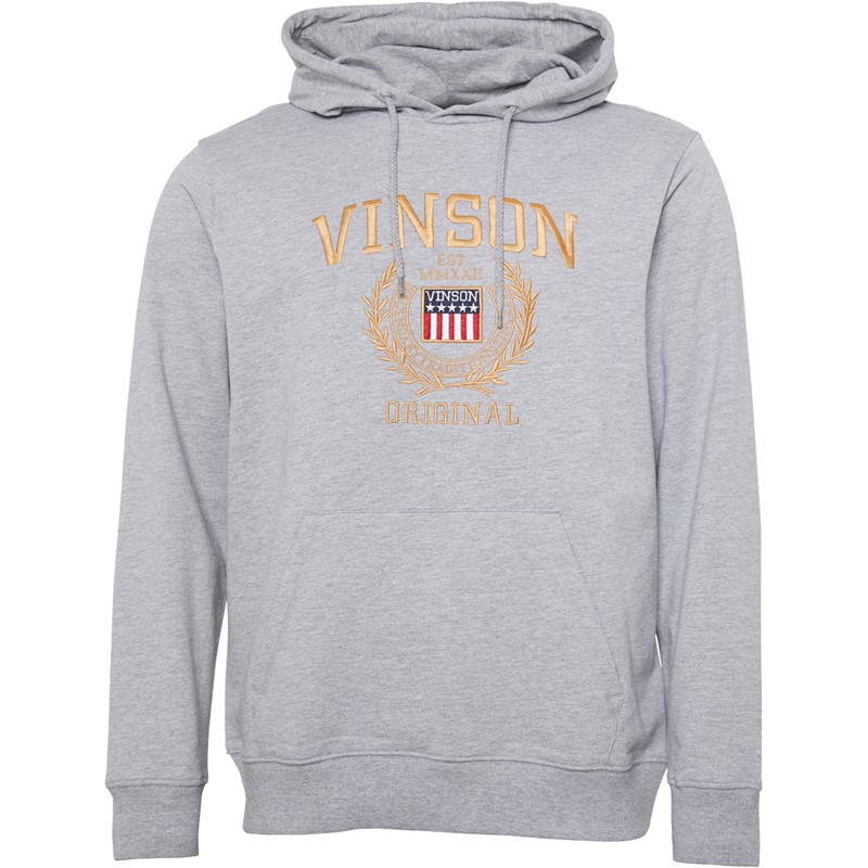 Vinson Herren Kris Gold Kapuzenpullover Grau