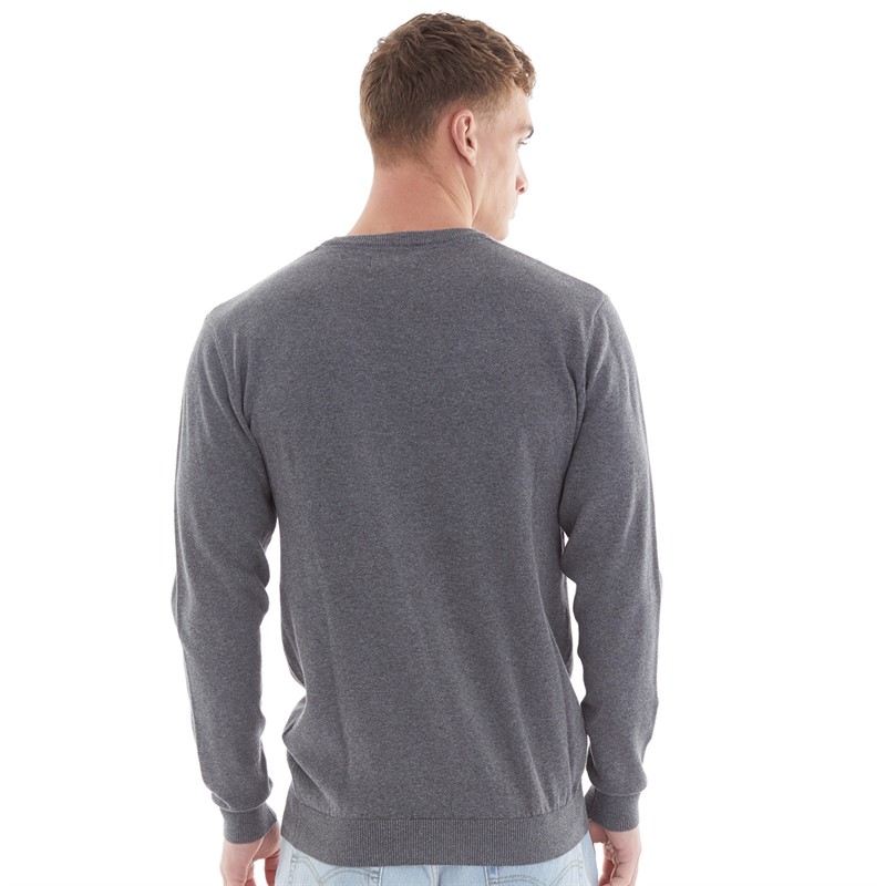 Vinson Pullover Homme Julian Gris Mélange Anthracite