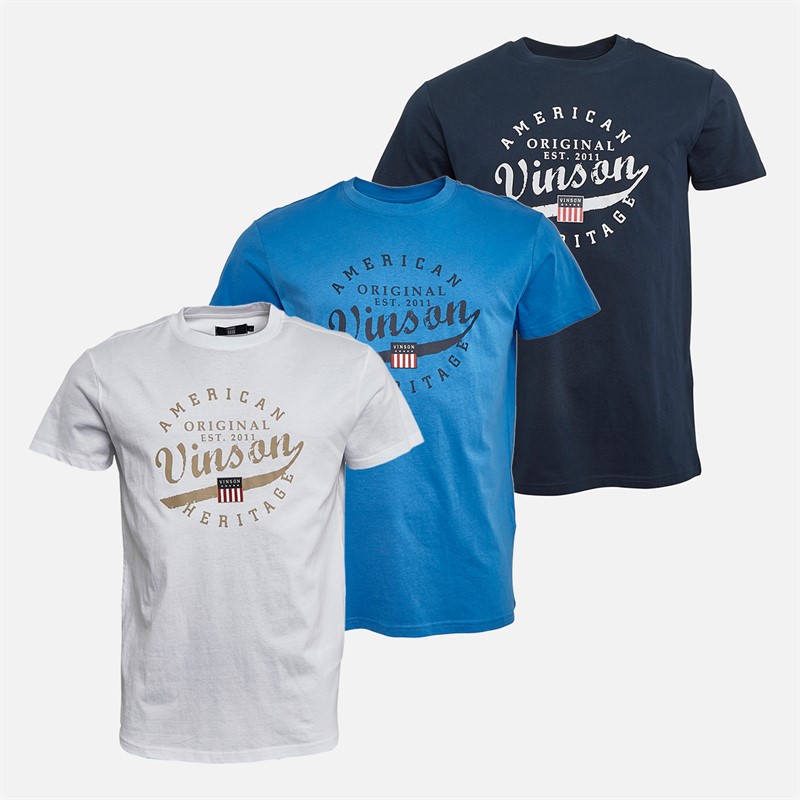 Vinson Męskie Ronan T-shirty Multis