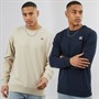 Vinson Sweatshirts Herren Jerry Zwei Pack Humus/Dunkel Saphir