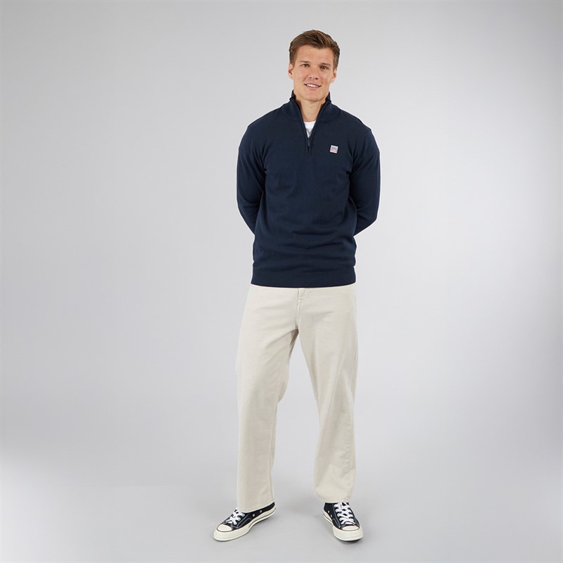 Vinson Herren Julius Pullover Dunkel Saphir