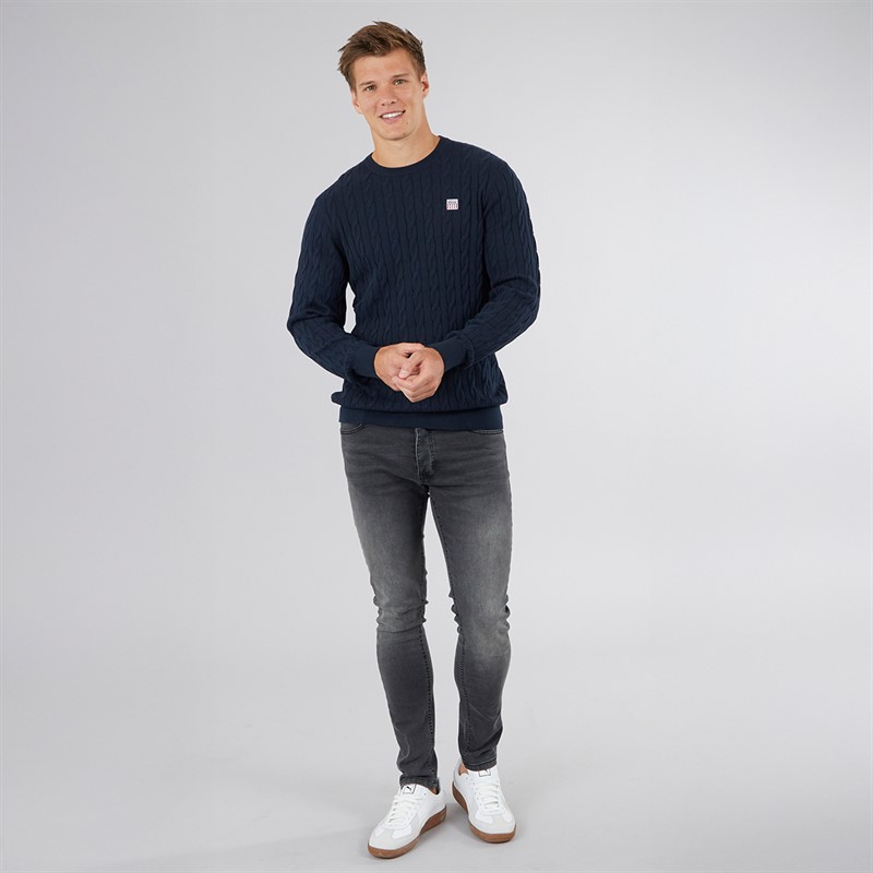 Vinson Herren Grant Pullover Dunkles Saphir