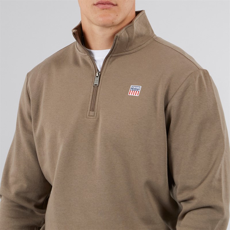 Vinson Herren Glyn Sweatshirt Walnuss