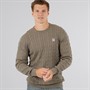 Vinson Herren Grant Pullover Braun Melange