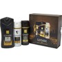 LYNX Męskie Gold Trio Zestaw Upominkowy Czarny