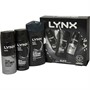 LYNX Mens Black Trio Set Three Piece Multi