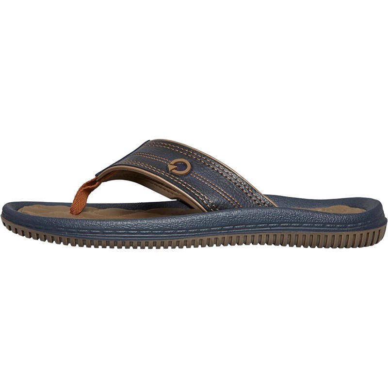 CARTAGO Mens Fiji Flip Flops Navy